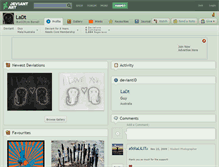 Tablet Screenshot of ladt.deviantart.com