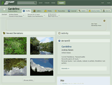 Tablet Screenshot of gardelino.deviantart.com