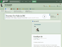 Tablet Screenshot of 1st-assassin.deviantart.com