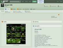 Tablet Screenshot of doryan1486.deviantart.com