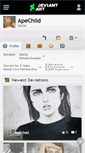 Mobile Screenshot of apechild.deviantart.com