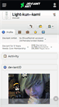 Mobile Screenshot of light-kun--kami.deviantart.com