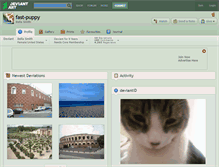 Tablet Screenshot of fast-puppy.deviantart.com