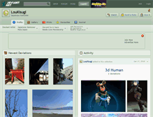 Tablet Screenshot of loukisugi.deviantart.com