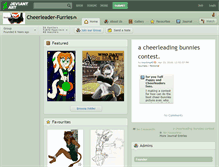 Tablet Screenshot of cheerleader-furries.deviantart.com