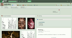 Desktop Screenshot of creativeblur.deviantart.com