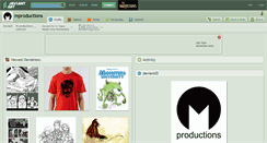 Desktop Screenshot of mproductions.deviantart.com