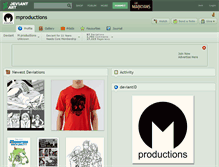 Tablet Screenshot of mproductions.deviantart.com