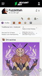 Mobile Screenshot of fuzzkitteh.deviantart.com