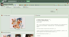 Desktop Screenshot of karana-collyester.deviantart.com