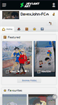 Mobile Screenshot of davexjohn-fc.deviantart.com