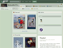 Tablet Screenshot of davexjohn-fc.deviantart.com