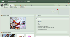 Desktop Screenshot of dagg3t.deviantart.com