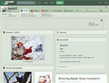 Tablet Screenshot of dagg3t.deviantart.com