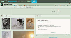 Desktop Screenshot of andreavictoria.deviantart.com
