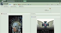 Desktop Screenshot of grimangel.deviantart.com