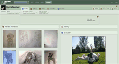 Desktop Screenshot of dalmatianmad.deviantart.com