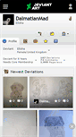 Mobile Screenshot of dalmatianmad.deviantart.com