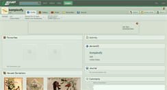 Desktop Screenshot of komplexify.deviantart.com
