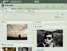 Tablet Screenshot of ironic-smile.deviantart.com