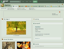Tablet Screenshot of dzaninov.deviantart.com