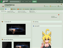 Tablet Screenshot of childofoblivion.deviantart.com