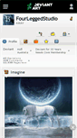 Mobile Screenshot of fourleggedstudio.deviantart.com