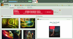 Desktop Screenshot of aeleath.deviantart.com