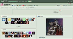 Desktop Screenshot of ninja-angel.deviantart.com