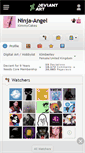 Mobile Screenshot of ninja-angel.deviantart.com