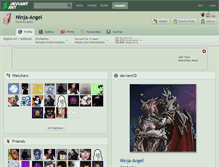 Tablet Screenshot of ninja-angel.deviantart.com