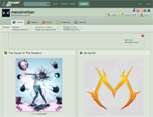 Tablet Screenshot of manuelvelizan.deviantart.com