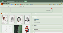 Desktop Screenshot of billie-pilgrim.deviantart.com