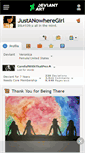 Mobile Screenshot of justanowheregirl.deviantart.com