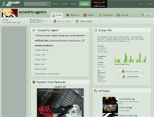 Tablet Screenshot of eccentric-agent.deviantart.com