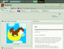 Tablet Screenshot of nerakchan.deviantart.com