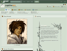 Tablet Screenshot of junglepear.deviantart.com
