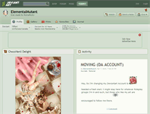 Tablet Screenshot of elementalmutant.deviantart.com