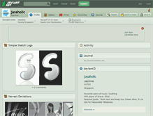 Tablet Screenshot of jasaholic.deviantart.com