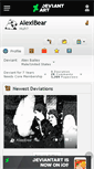 Mobile Screenshot of alexibear.deviantart.com