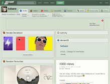 Tablet Screenshot of bobane.deviantart.com