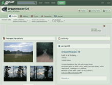 Tablet Screenshot of dreamweaver729.deviantart.com