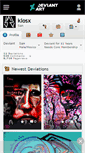Mobile Screenshot of klosx.deviantart.com