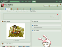 Tablet Screenshot of brunobottino.deviantart.com