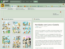 Tablet Screenshot of makam.deviantart.com