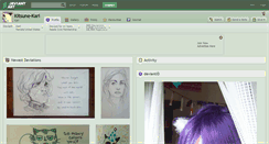 Desktop Screenshot of kitsune-kari.deviantart.com