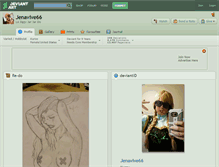 Tablet Screenshot of jenavive66.deviantart.com