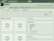Tablet Screenshot of orphen09.deviantart.com