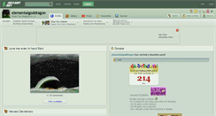 Desktop Screenshot of elementalgoddragon.deviantart.com