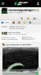 Mobile Screenshot of elementalgoddragon.deviantart.com